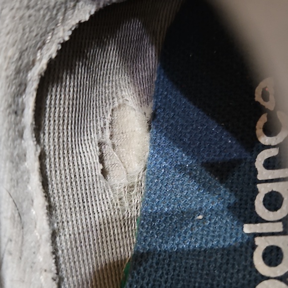 New Balance 574 Core Classic Cream Gray White Suede Sneakers Running Shoes - Picture 7 of 8